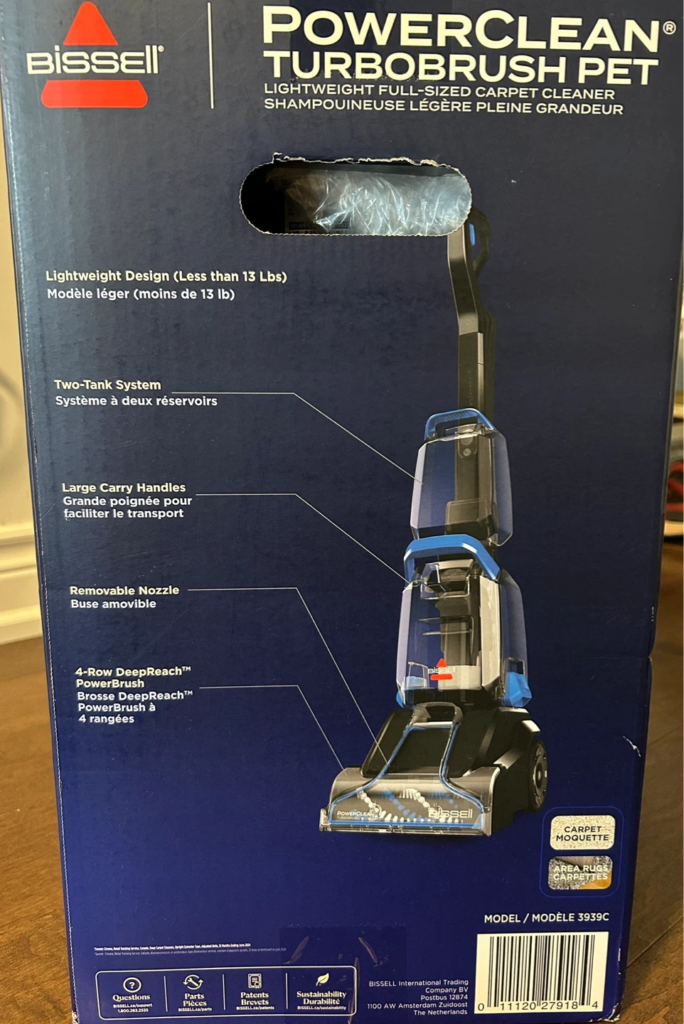 Bissell PowerClean TurboBrush Pet Carpet Cleaner - photo 2