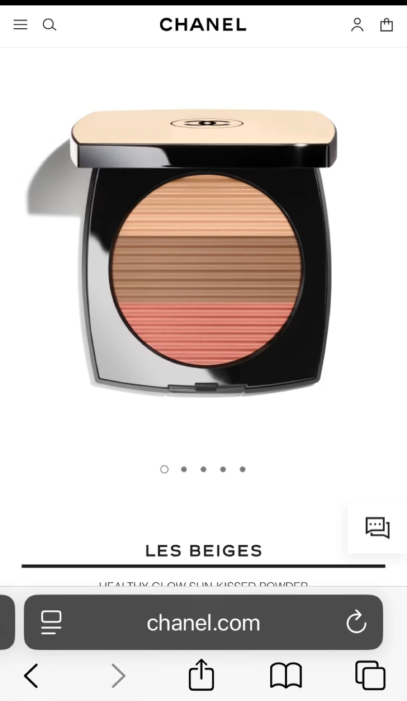 Chanel Les Beiges Healthy Glow Sun-Kissed Powder Light Coral