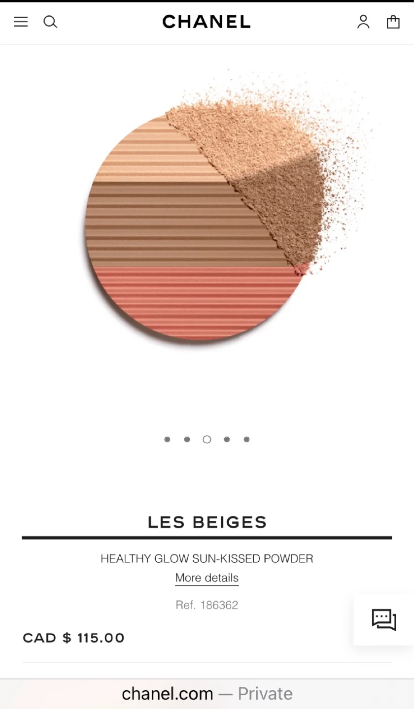 Chanel Les Beiges Healthy Glow Sun-Kissed Powder Light Coral - photo 2