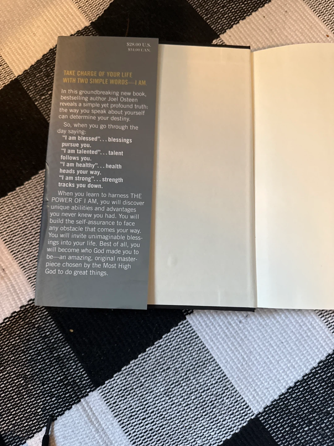 The Power of I AM by Joel Osteen Large Print Book - photo 2