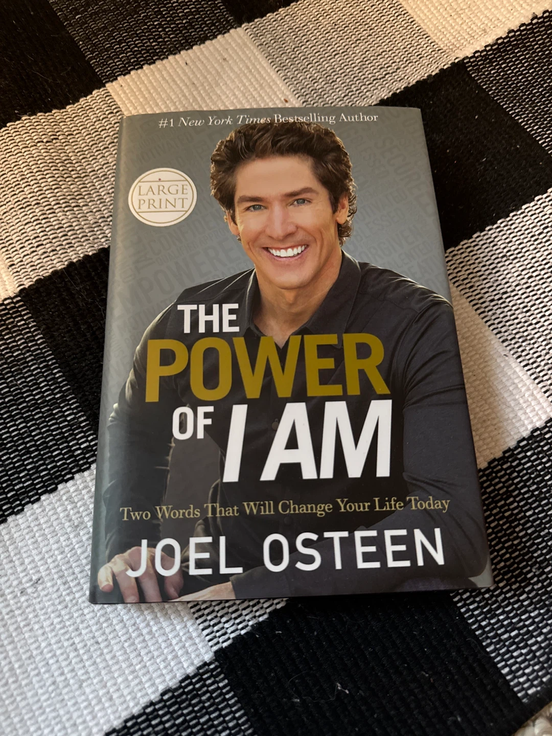 The Power of I AM by Joel Osteen Large Print Book