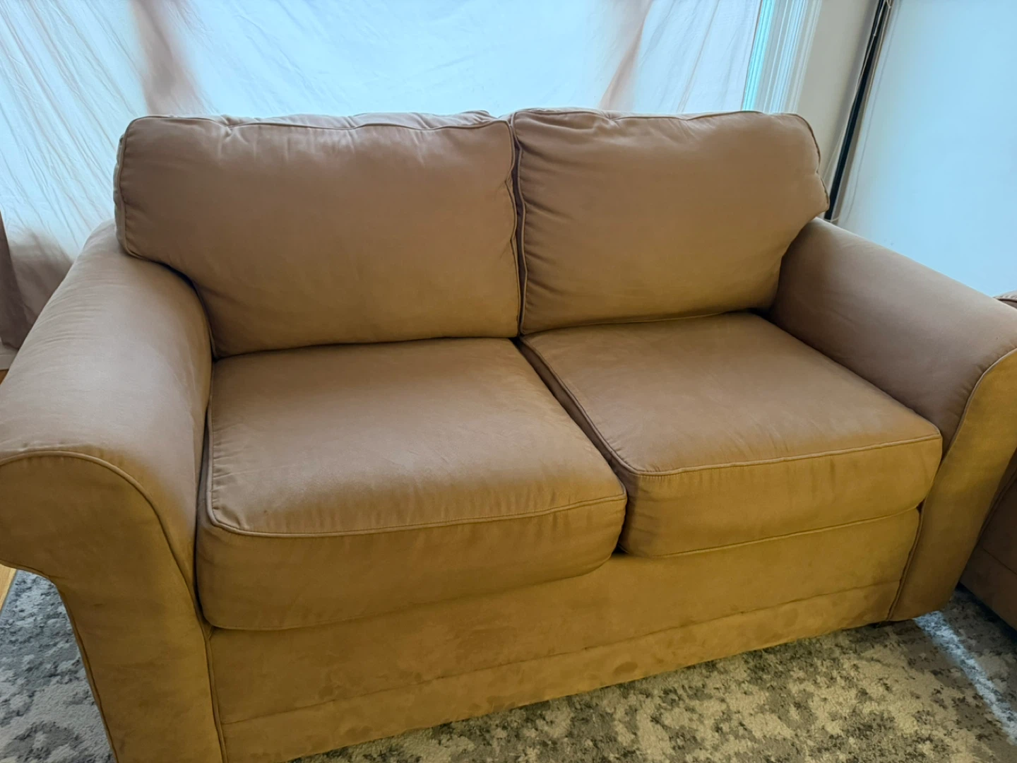 Tan Fabric Sofa set - photo 3