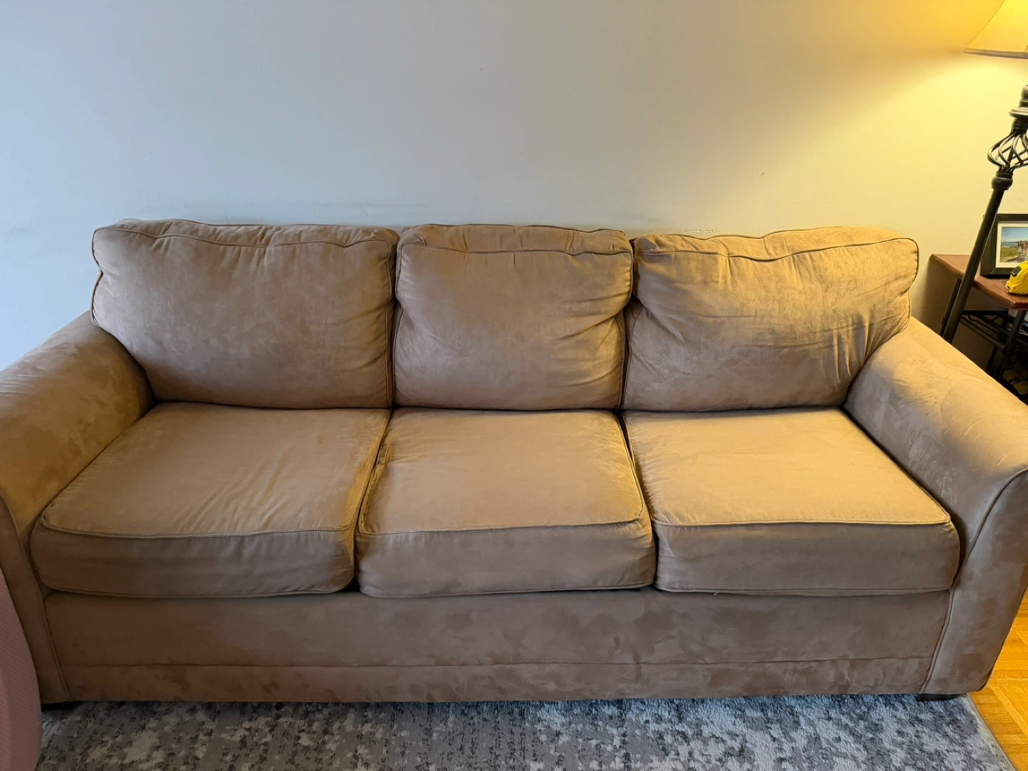 Tan Fabric Sofa set - photo 2