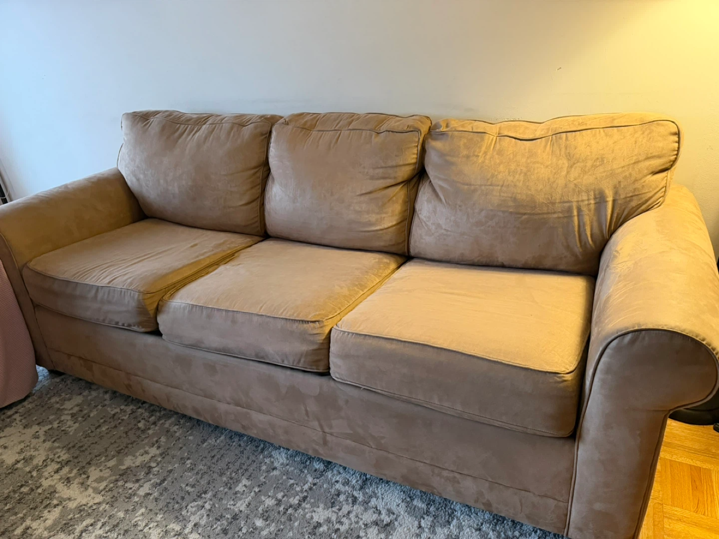 Tan Fabric Sofa set