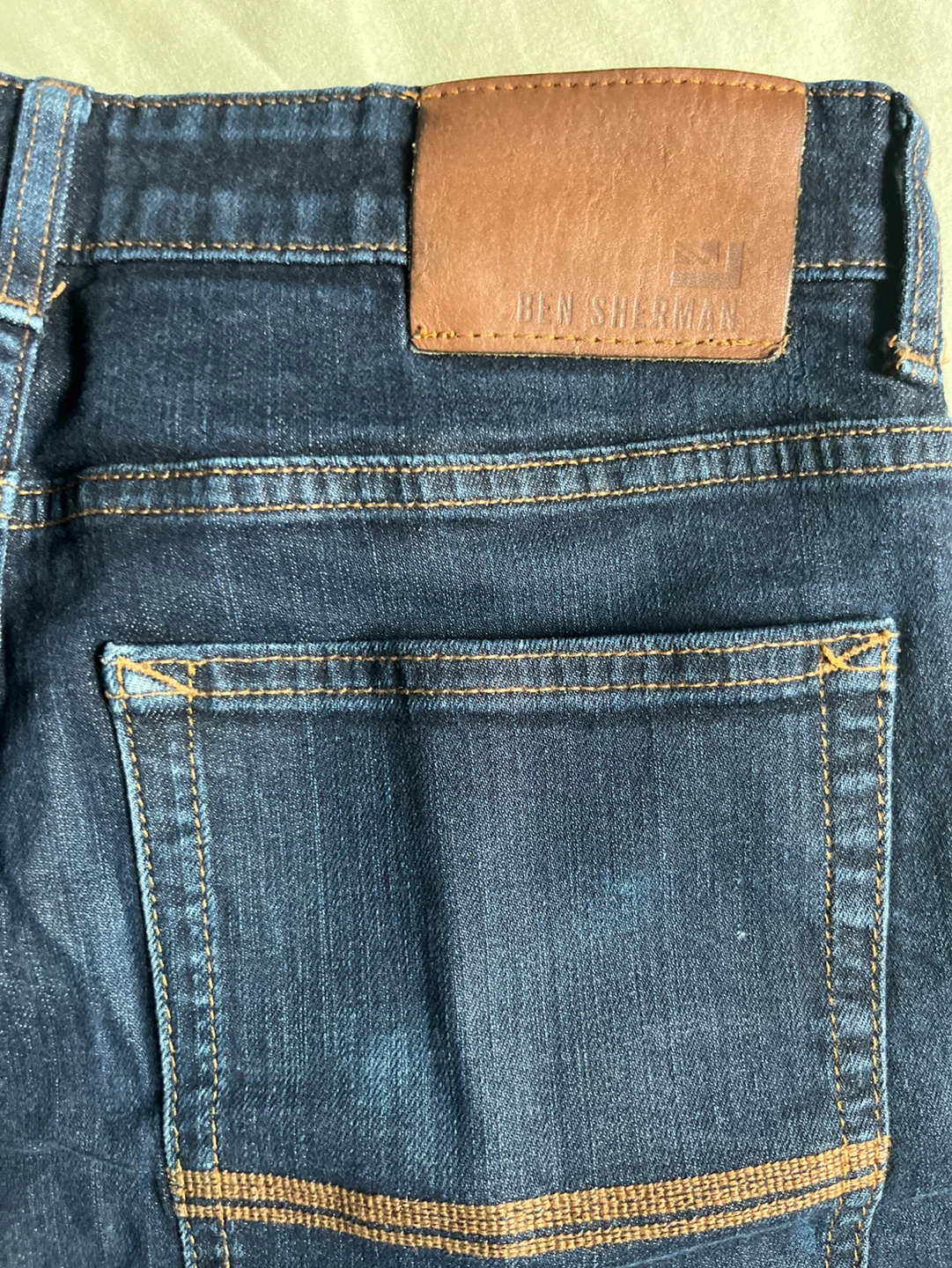 Ben Sherman Men's Dark Wash Denim Shorts Size 32 - photo 2