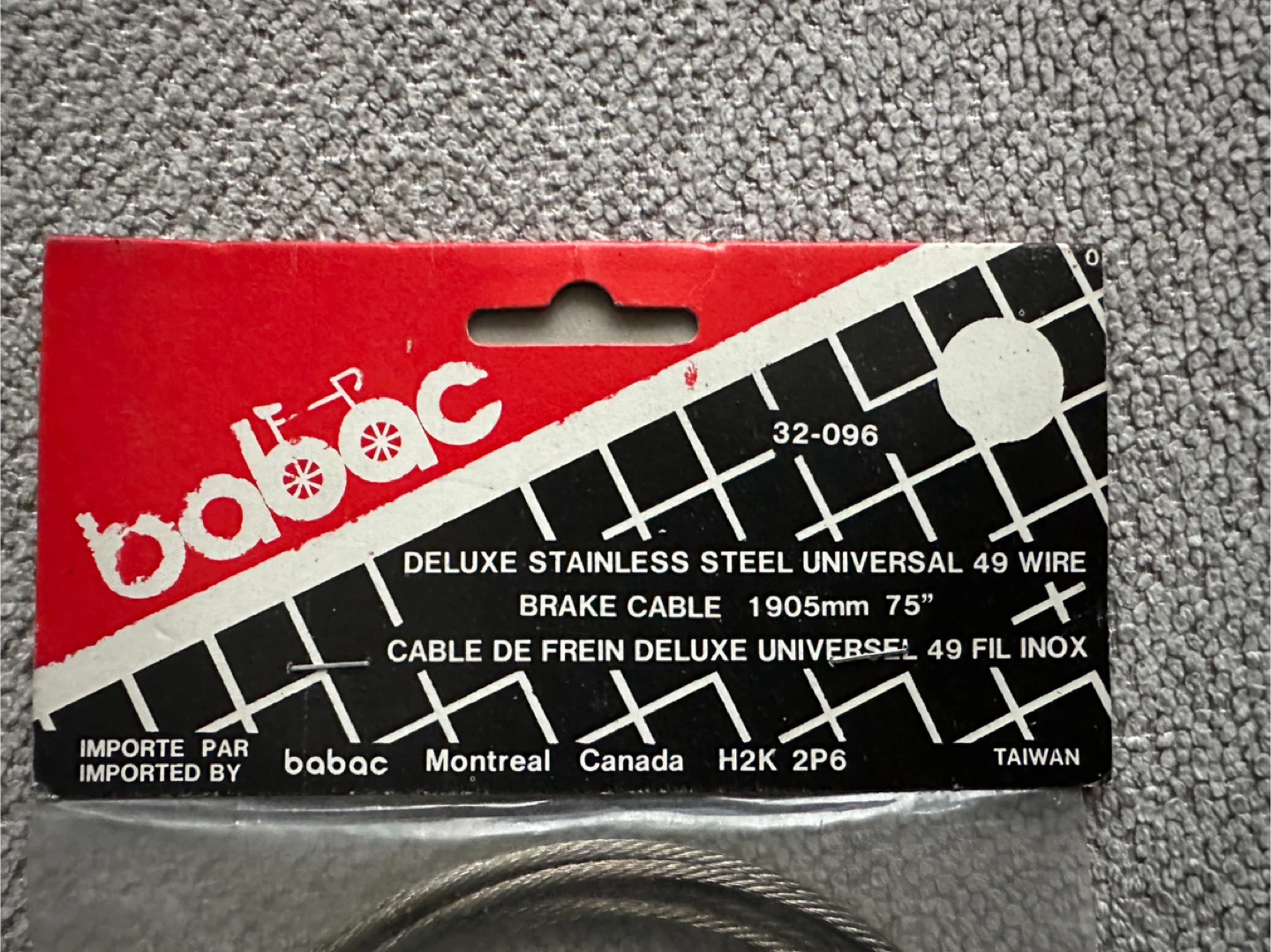 Babac Deluxe Stainless Steel Universal Brake Cable - photo 2