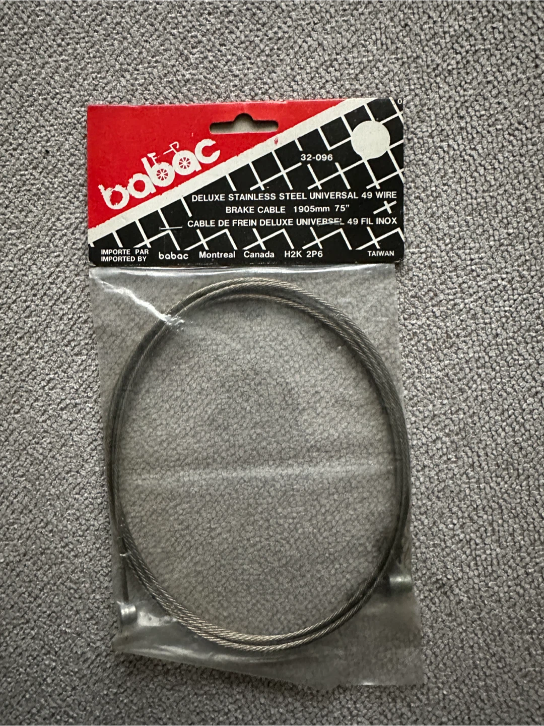 Babac Deluxe Stainless Steel Universal Brake Cable