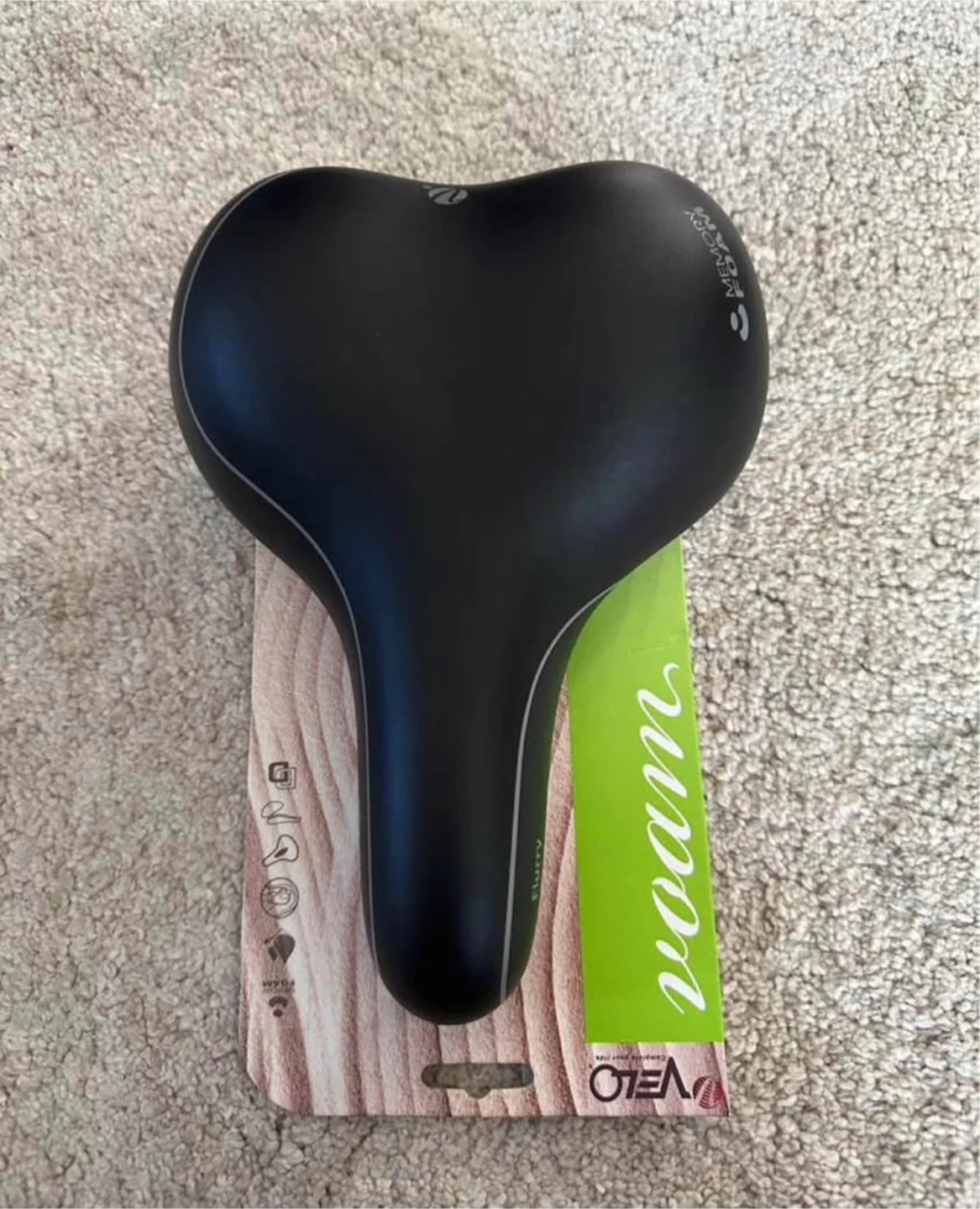 Velo Memory Foam Bicycle Seat