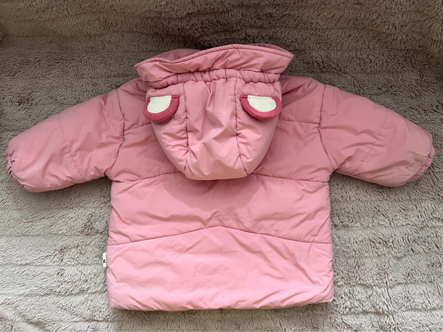 Disney Strawberry Bear Winter Jacket with Bear Ears - photo 3