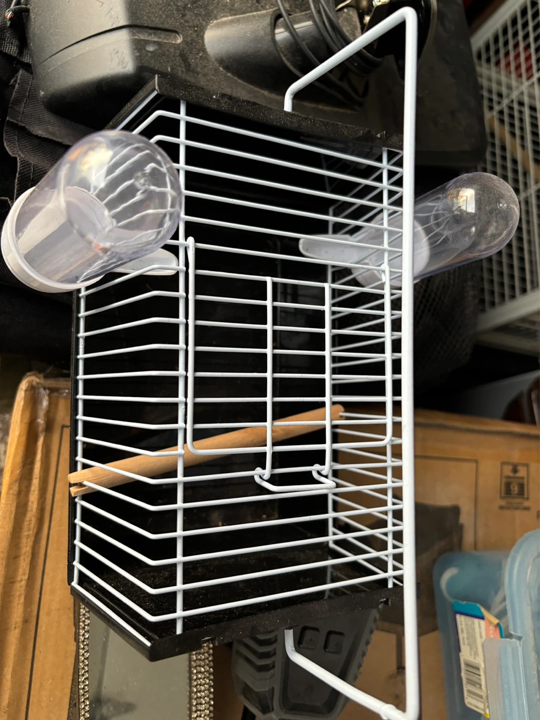 Small bird Cage with Water Bottles - photo 2