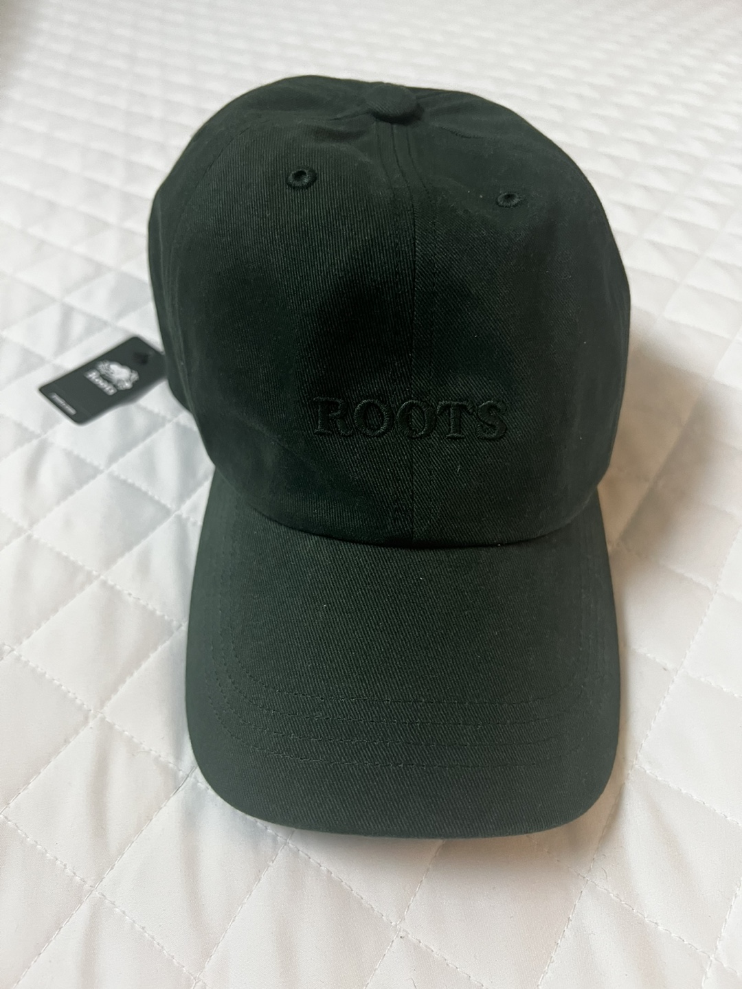 NEW Roots Baseball Cap M/L unisex Varsity Green