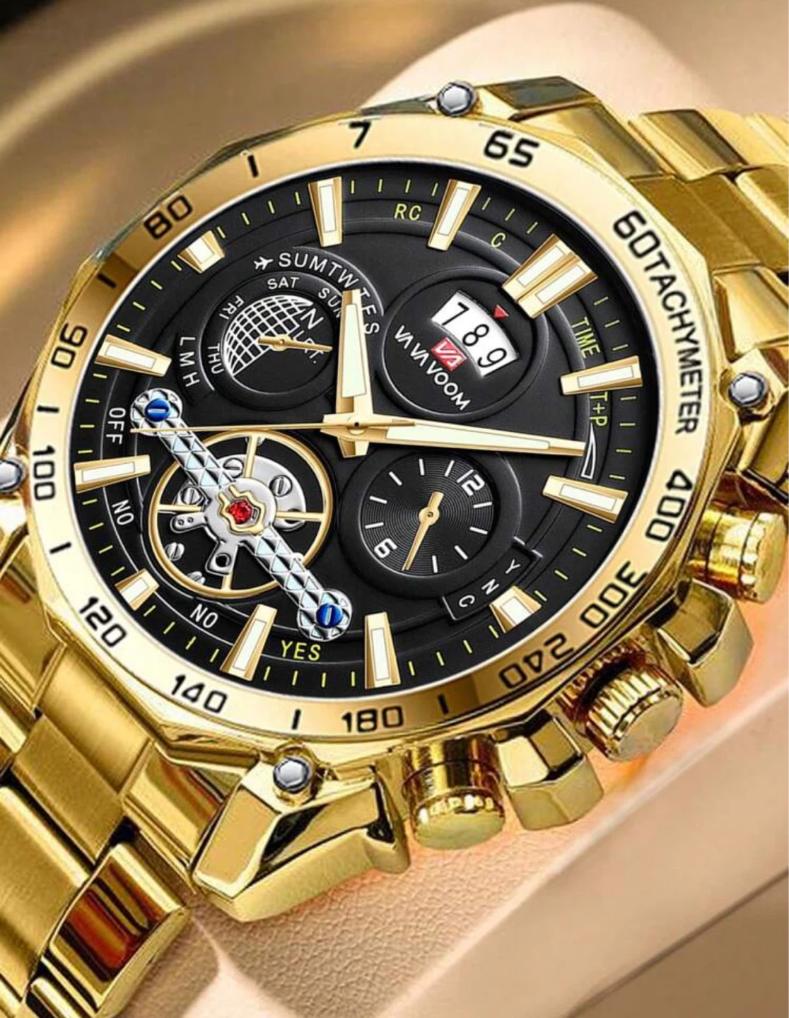 Men's Gold & silver Watch (-20% off discount 🥰)