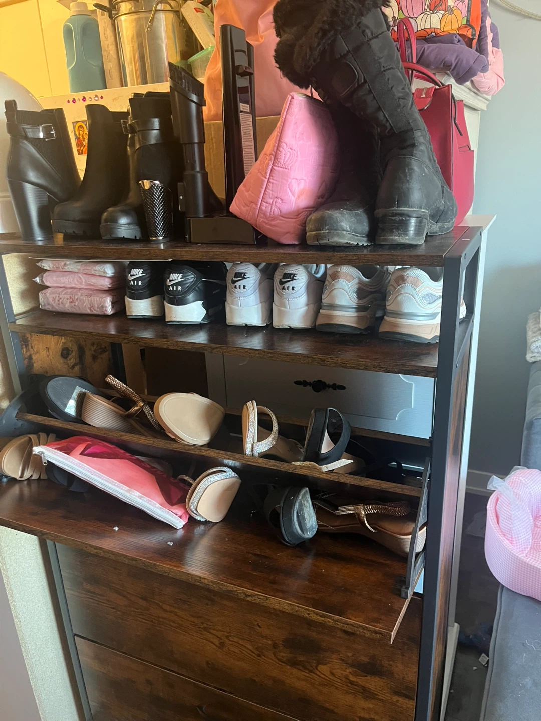 24 Pair Shoe Storage Cabinet - photo 3