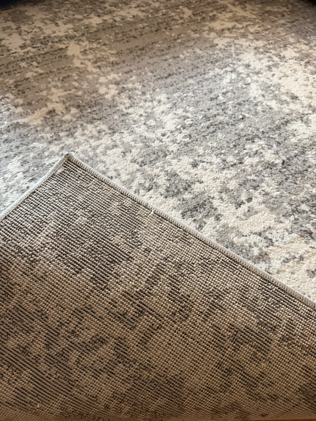 Grey Abstract Area Rug - photo 2