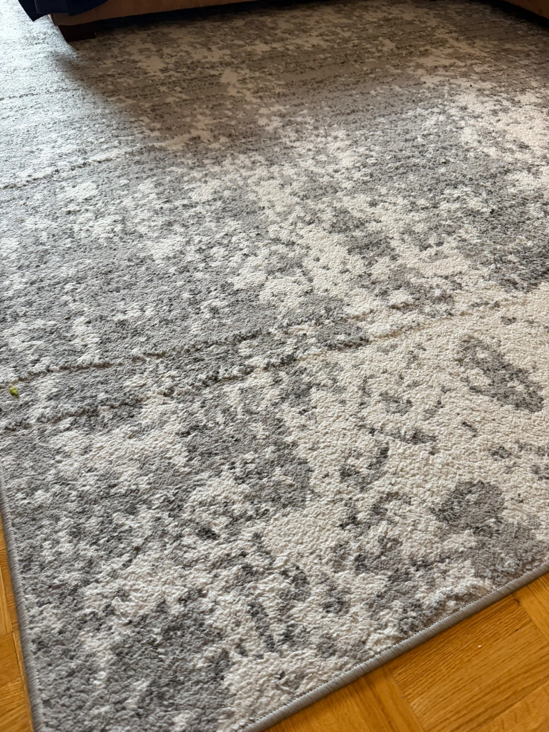 Grey Abstract Area Rug