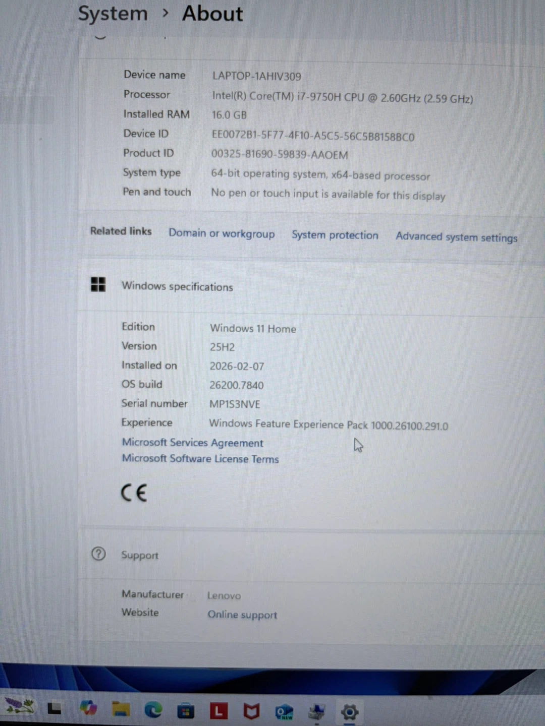Lenovo Legion Laptop 17 Inch - Intel Core i7 - photo 2