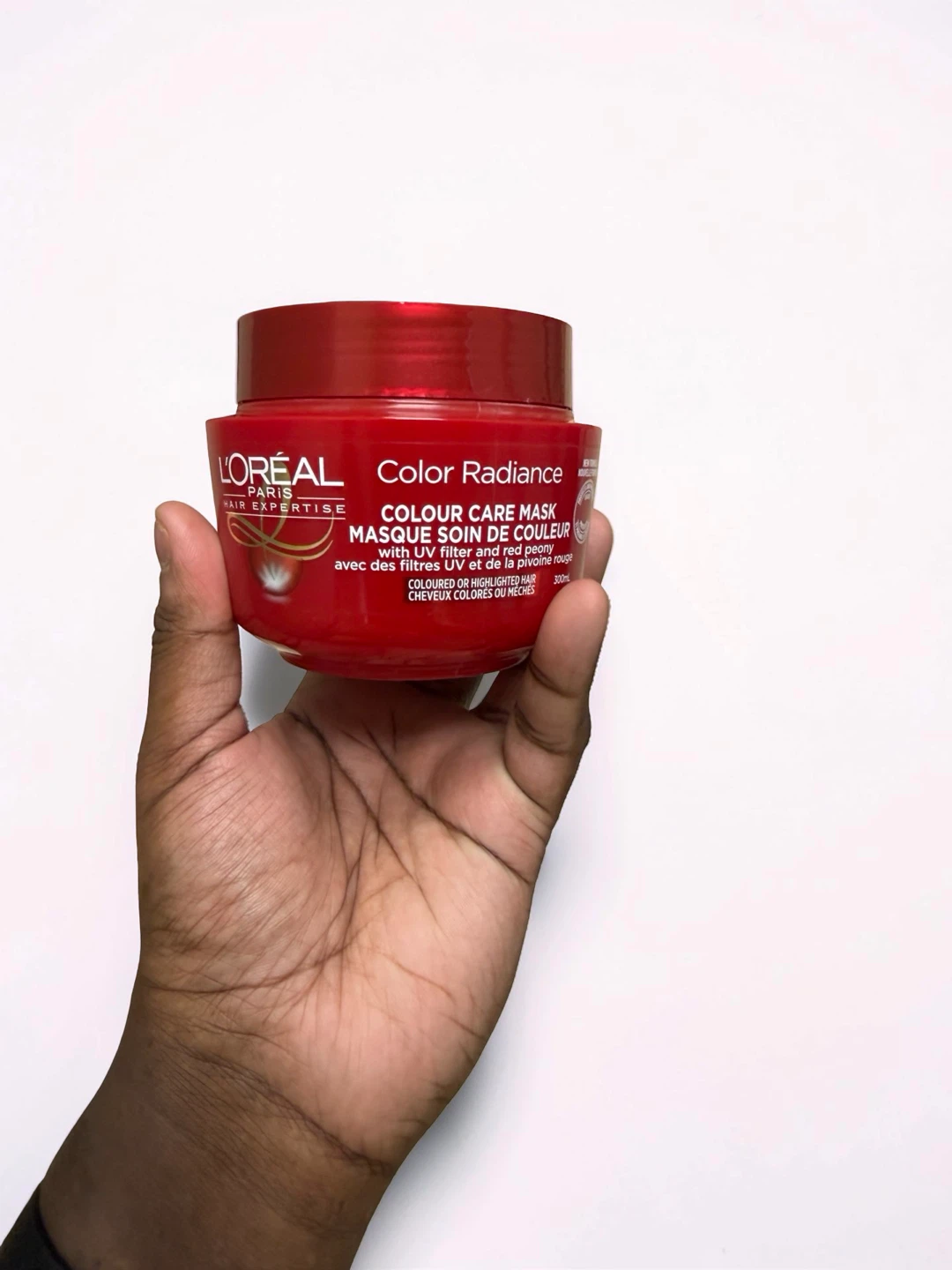 FREE • l’oréal color radiance hair mask ❤️
