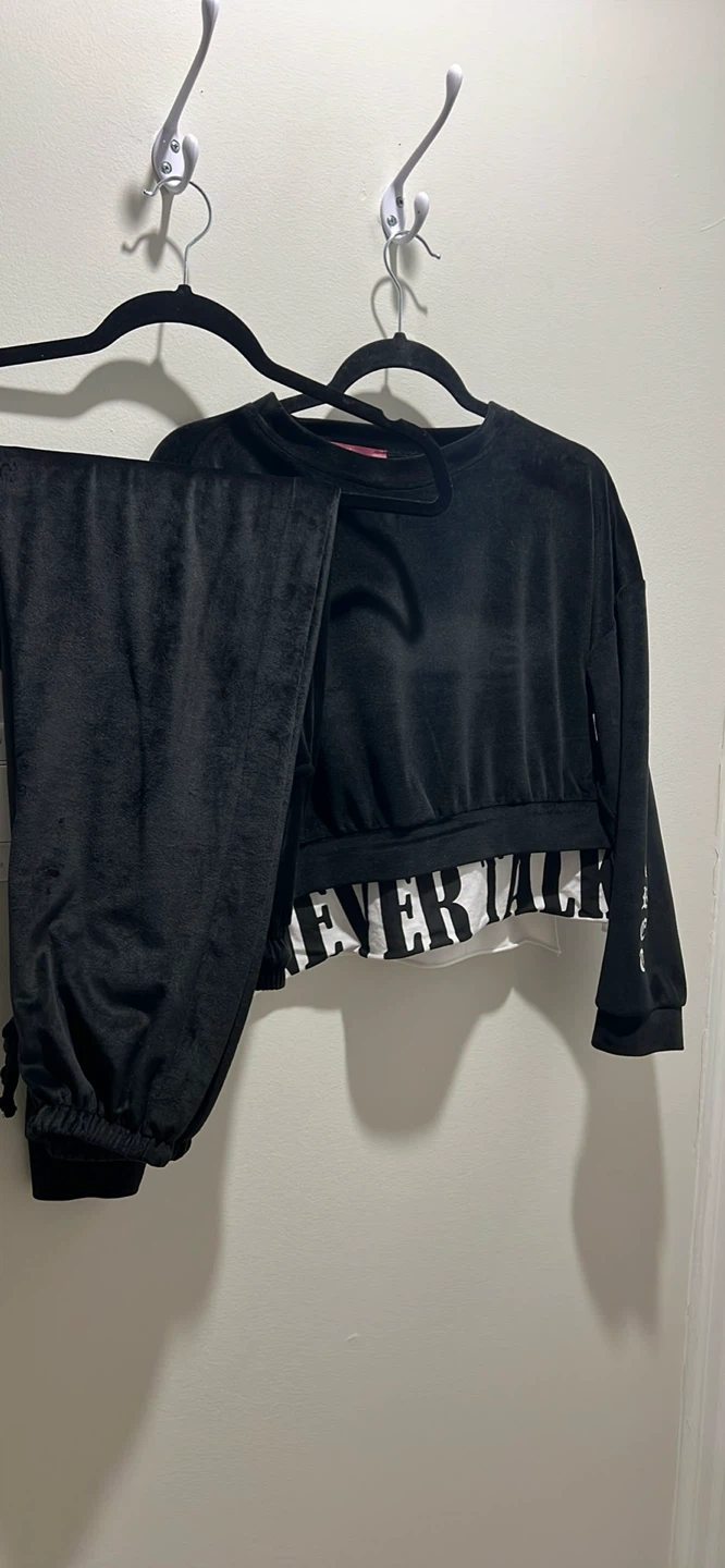 Velour Tracksuit Set