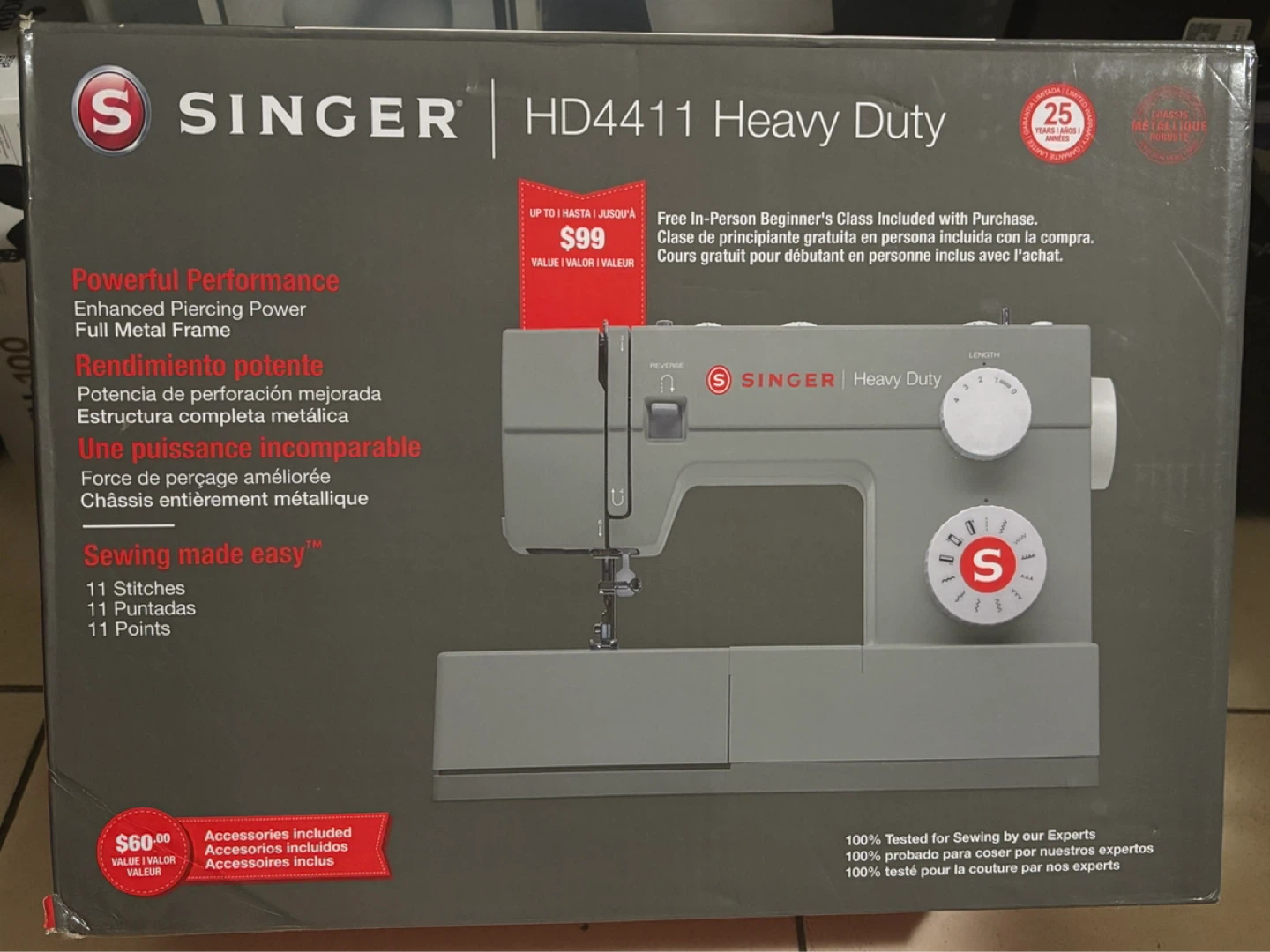 Singer HD4411 Heavy Duty Sewing Machine - photo 2