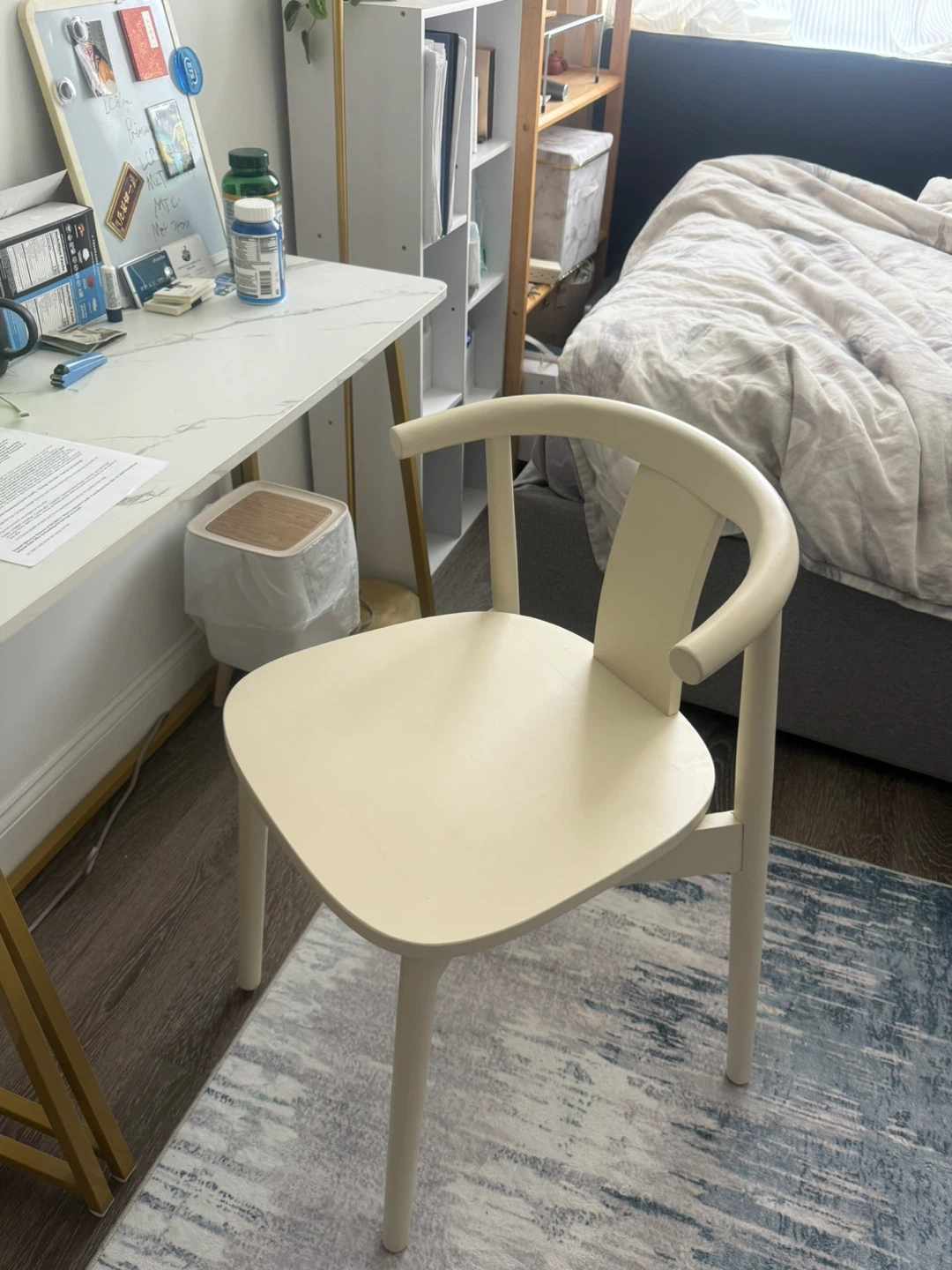 West Elm Wingate Dining Chair - Ivory