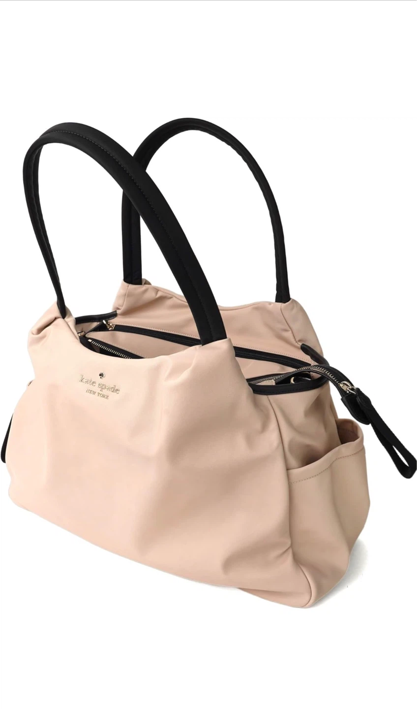 Kate Spade Beige Nylon Tote Bag