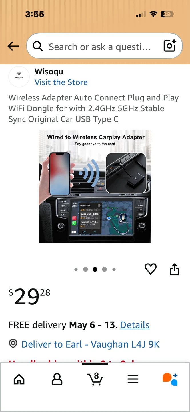 Wireless CarPlay Adapter - photo 3