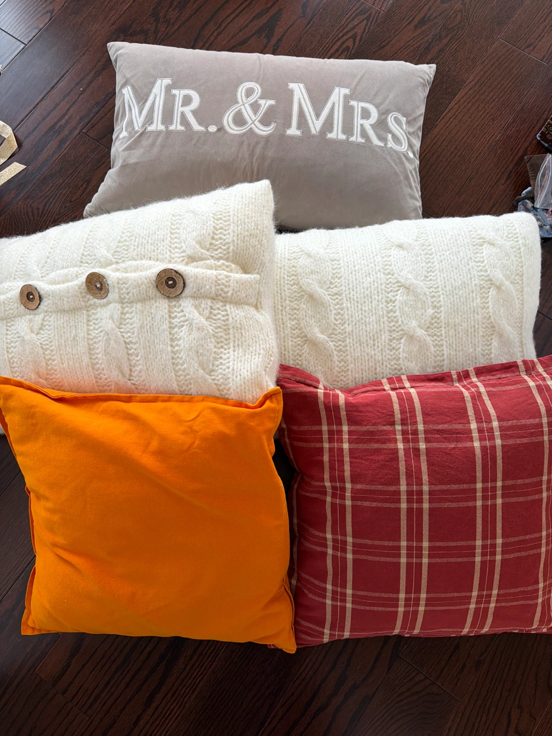 Decorative Throw Pillows - Set of 5