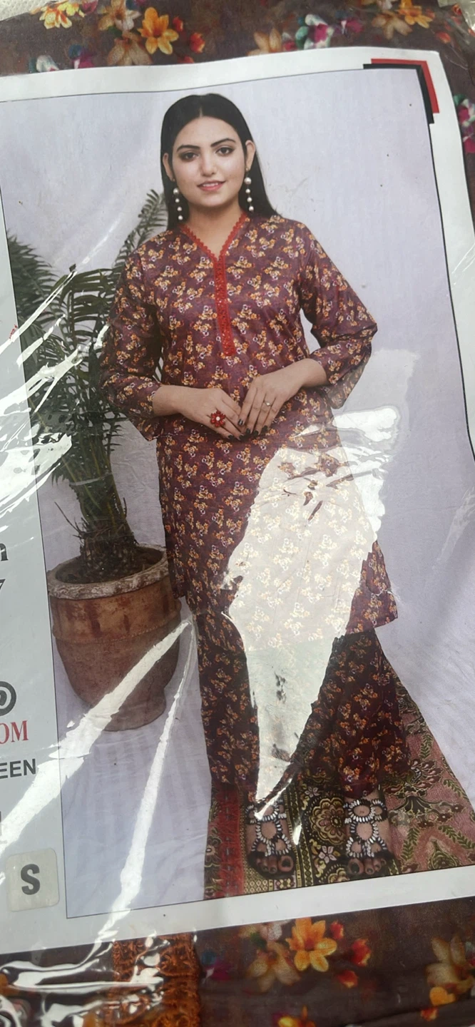 Anara Styles Women's Cotton Kurti Set - Size S - photo 4