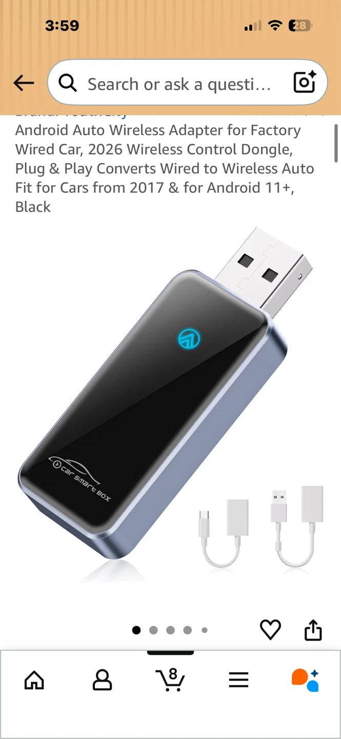 Android Auto Wireless Adapter - Black - photo 2