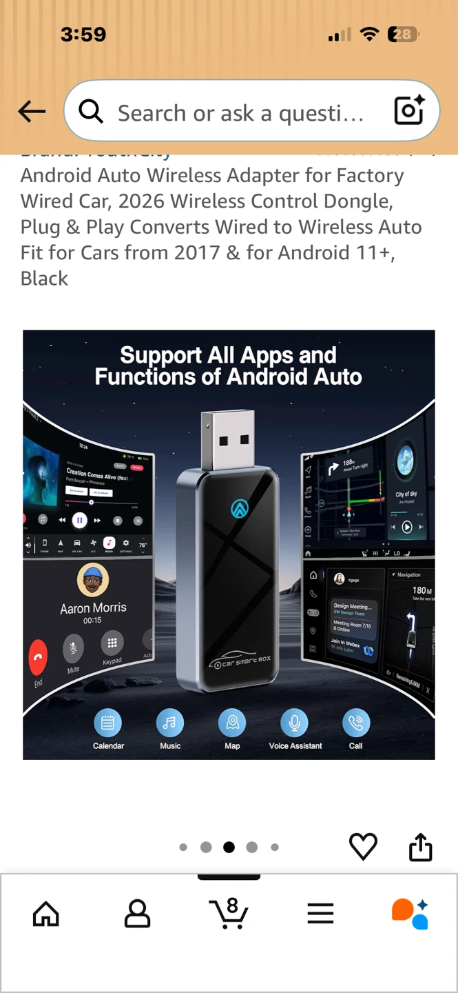 Android Auto Wireless Adapter - Black - photo 4