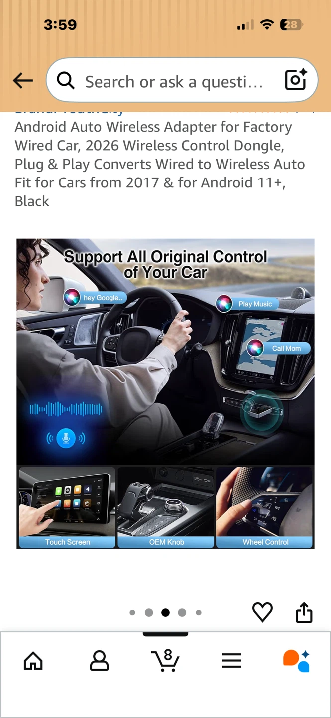 Android Auto Wireless Adapter - Black - photo 5