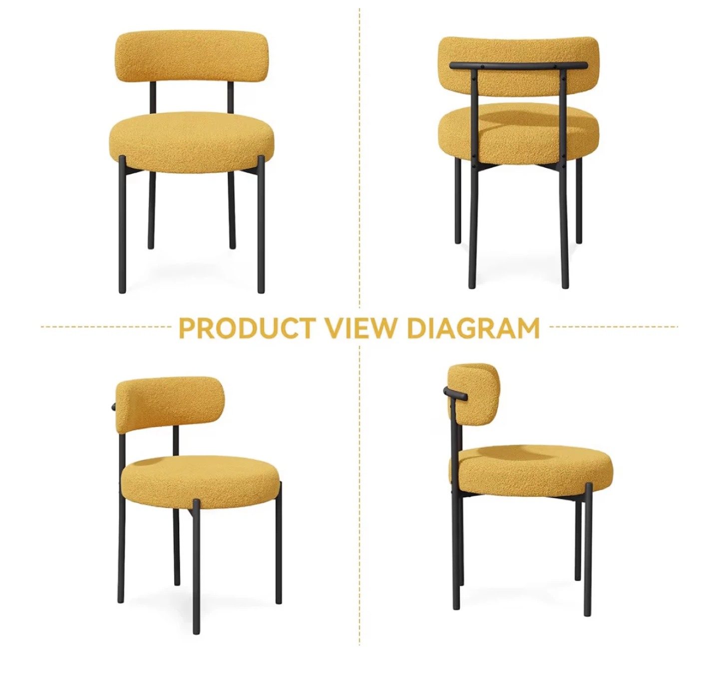 Modern 3-Piece Dining Set – Foldable Table + 2 Chairs - photo 4