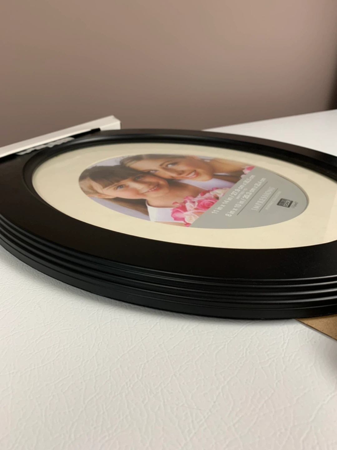 Oval Photo Frame Black 11x14 - photo 4