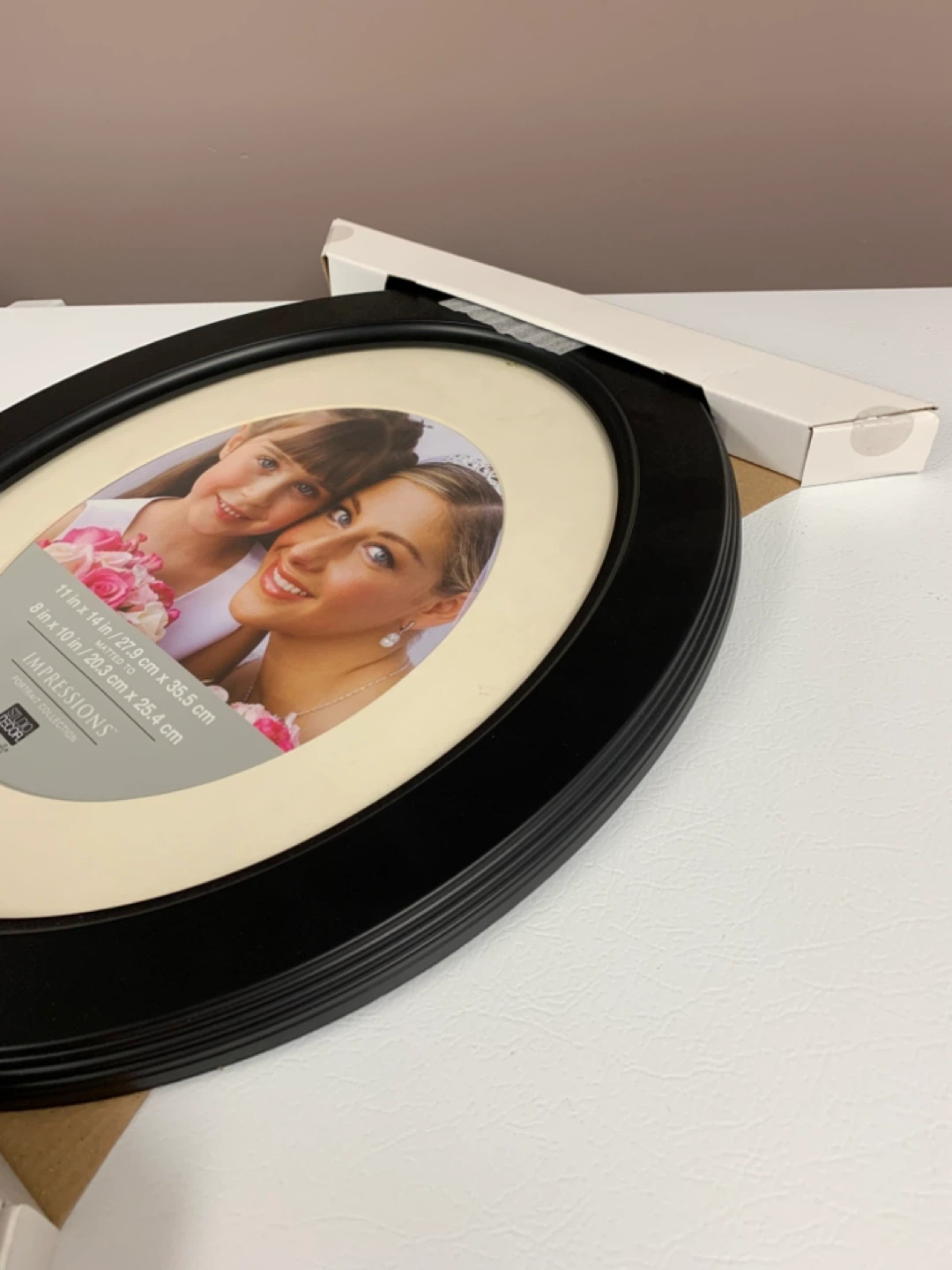 Oval Photo Frame Black 11x14 - photo 5