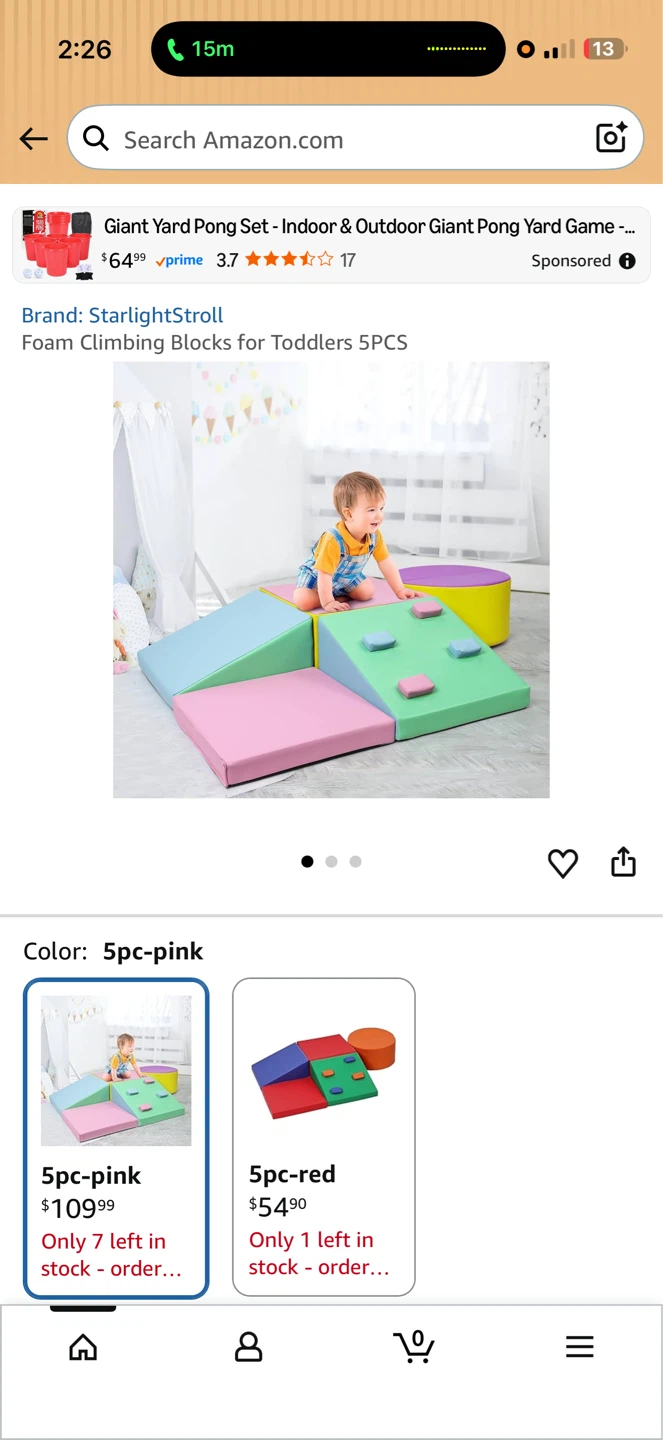Foam Climbing Blocks for Toddlers 5PCS