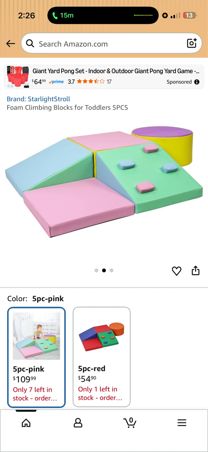 Foam Climbing Blocks for Toddlers 5PCS - photo 2