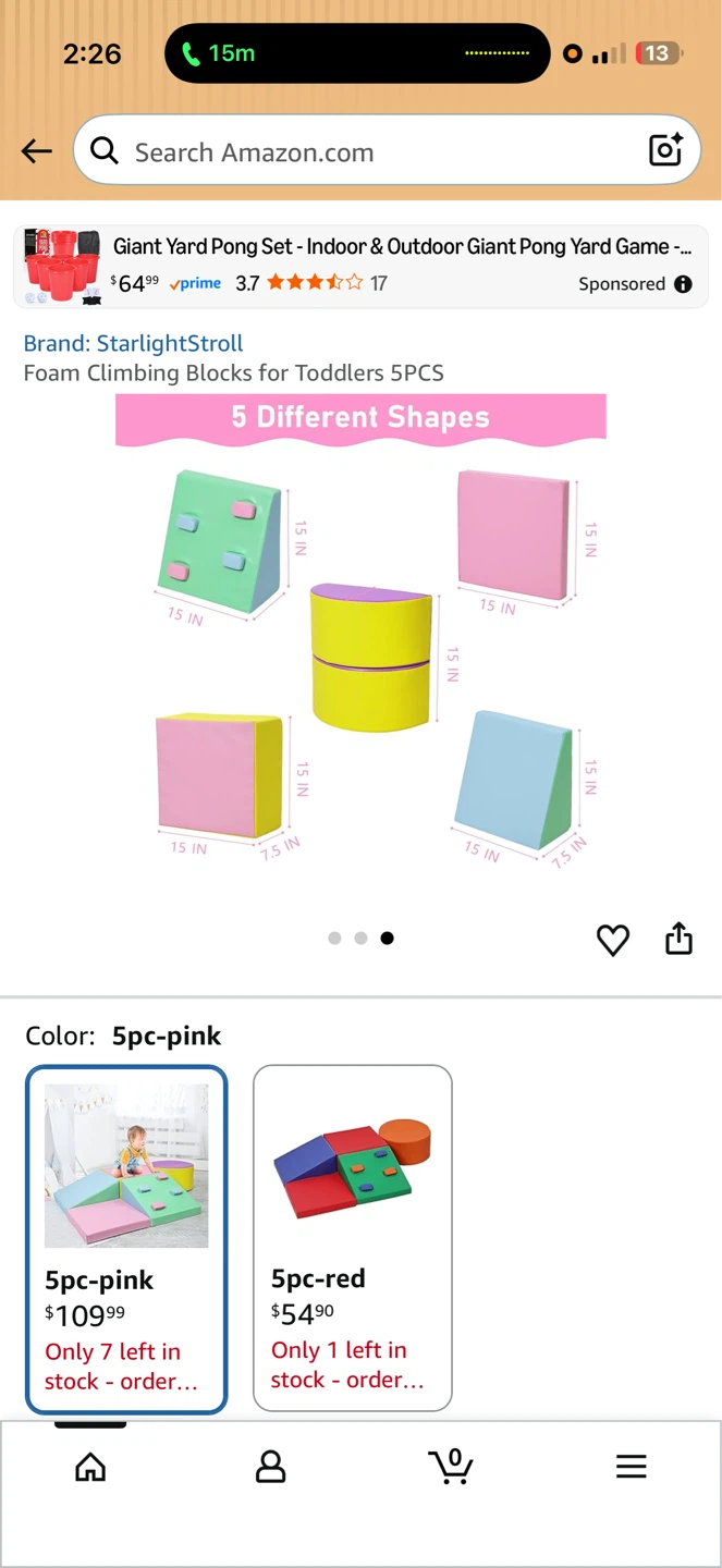 Foam Climbing Blocks for Toddlers 5PCS - photo 3