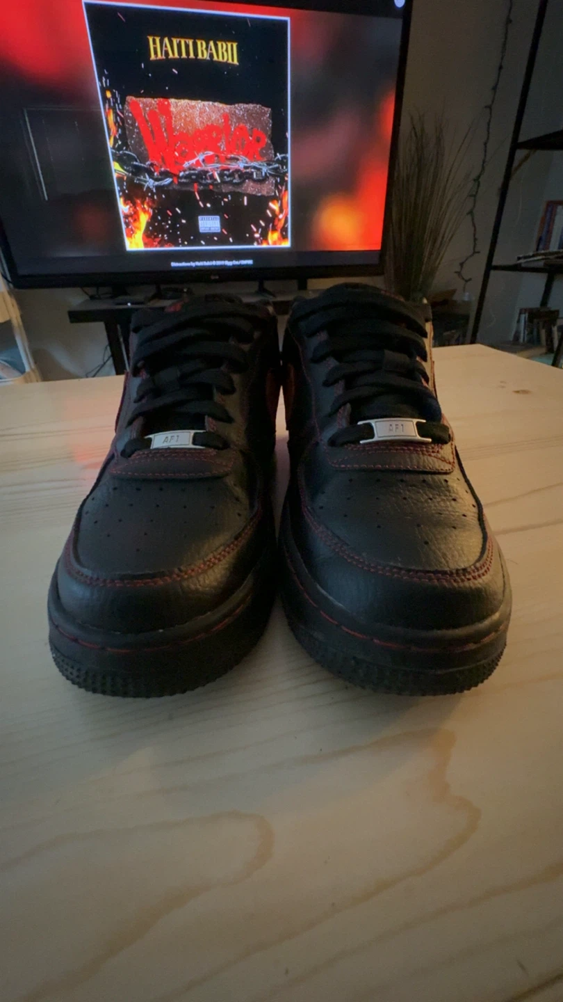 Nike Air Force 1 Low Black/Red - photo 4