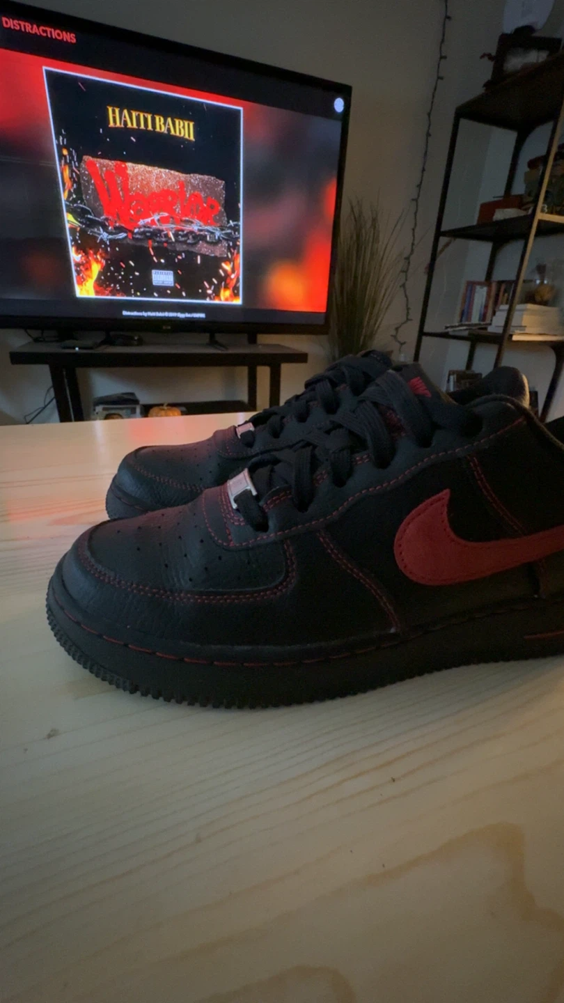 Nike Air Force 1 Low Black/Red - photo 3