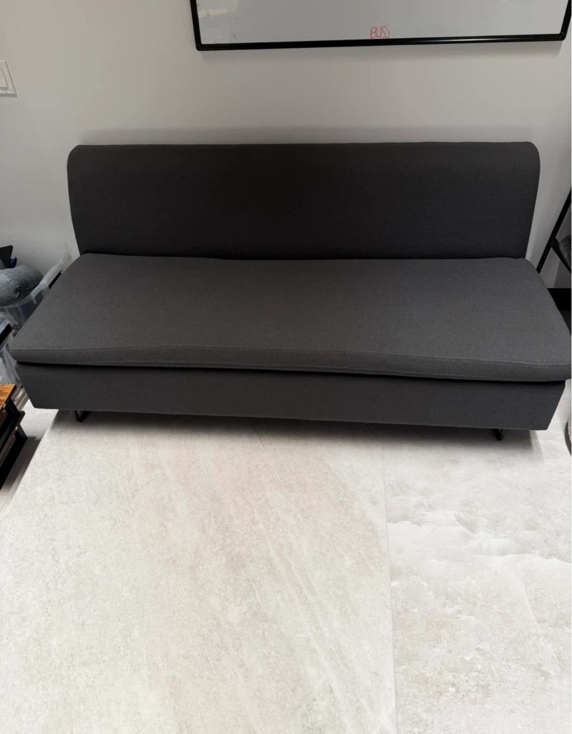 Gray sofa couch - photo 2