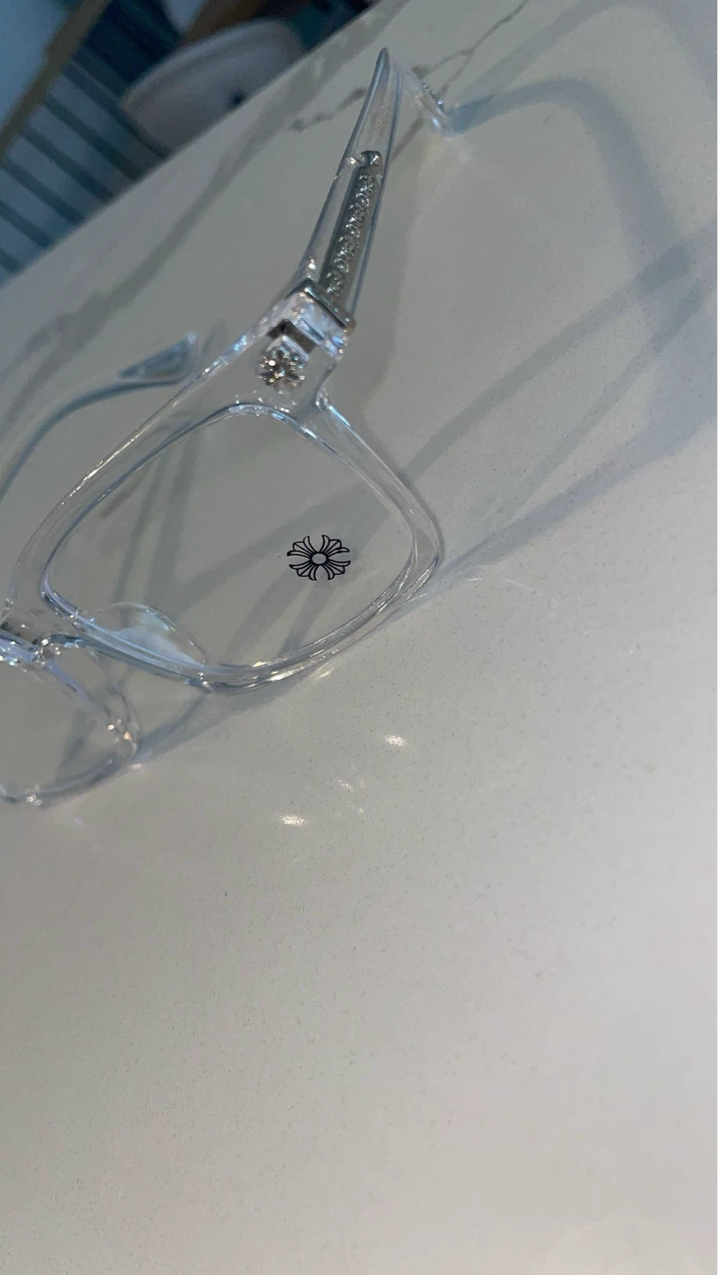 Chrome heart glasses WITH CASE (blue light) - photo 5
