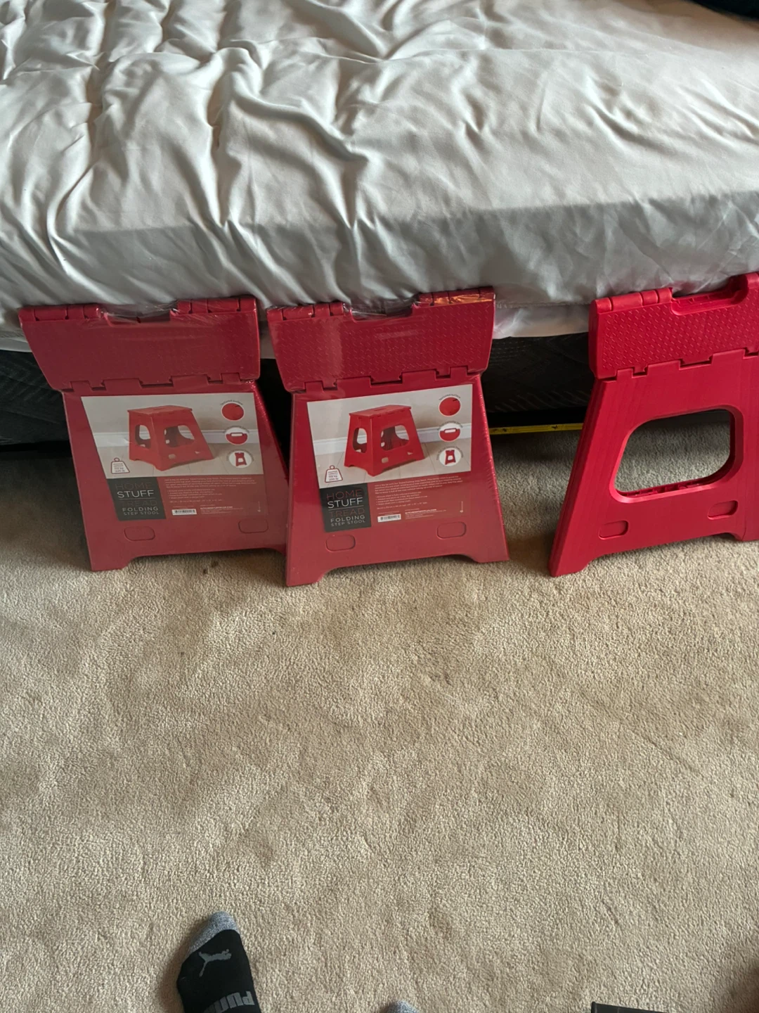 Red Folding Stool 10 each or 25 for all