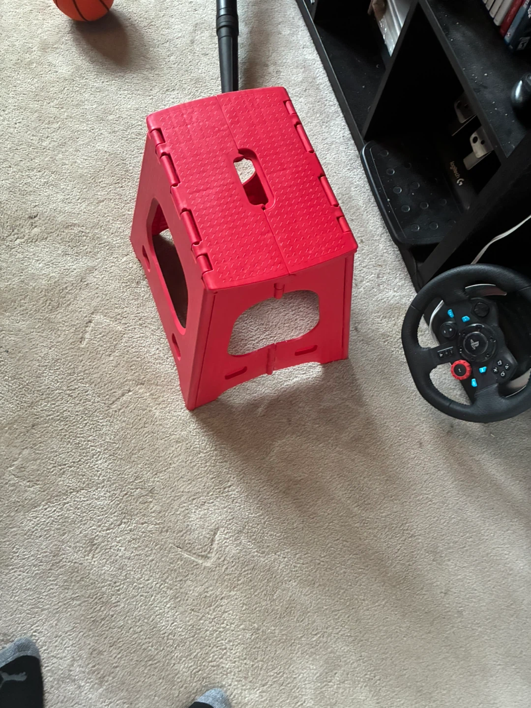 Red Folding Stool 10 each or 25 for all - photo 4