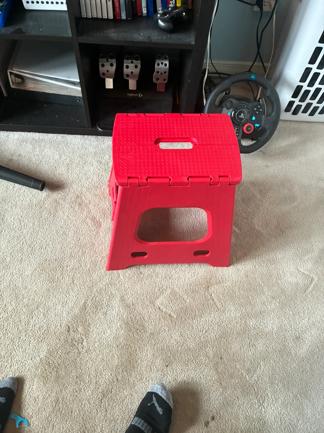Red Folding Stool 10 each or 25 for all - photo 5