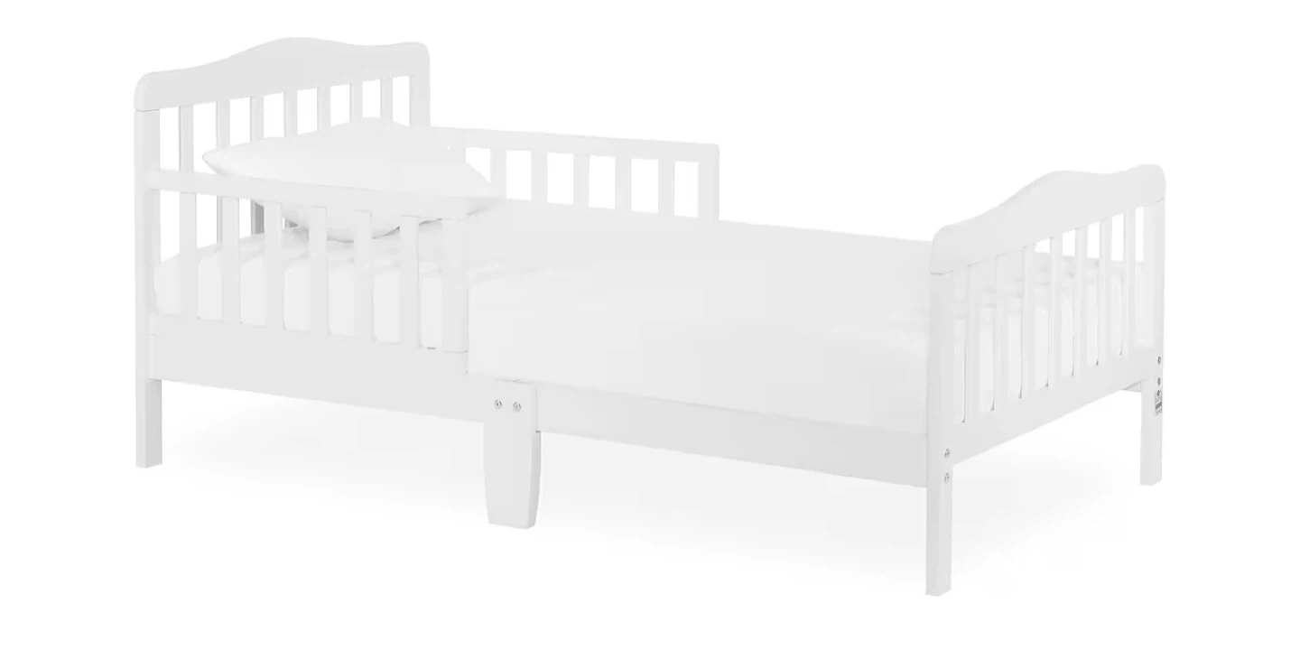 Toddler white bed