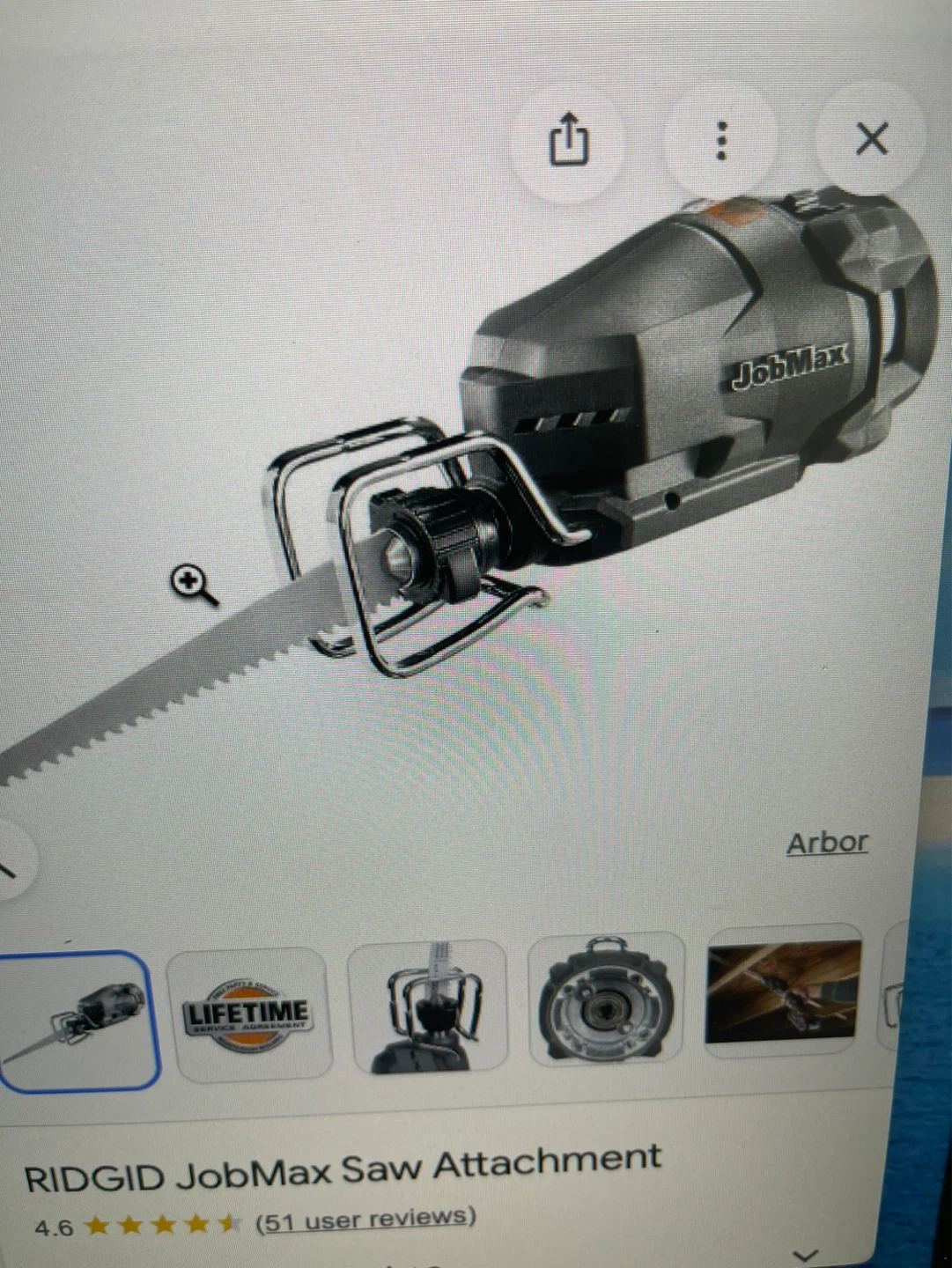 18V Ryobi ONE+ JobPlus with Saw Attachment - photo 2