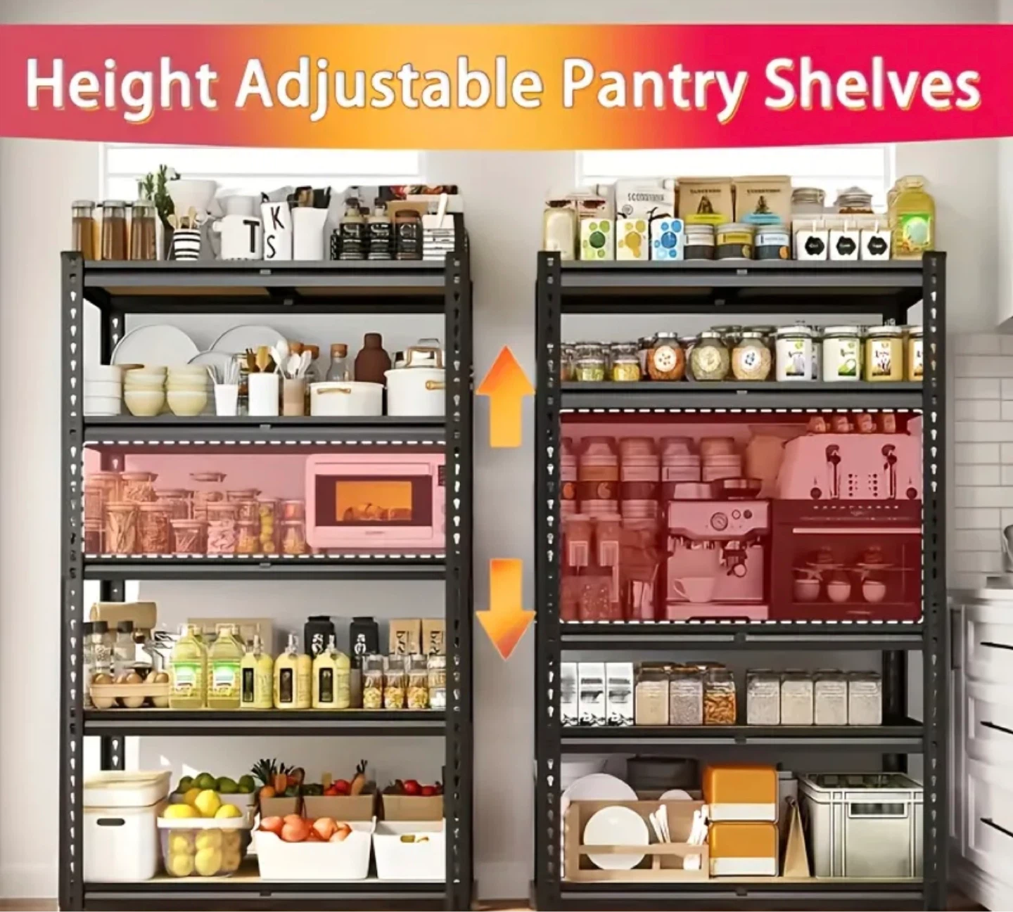 New in box-5 Tier Storage Shelving Unit - 60" Tall - photo 3