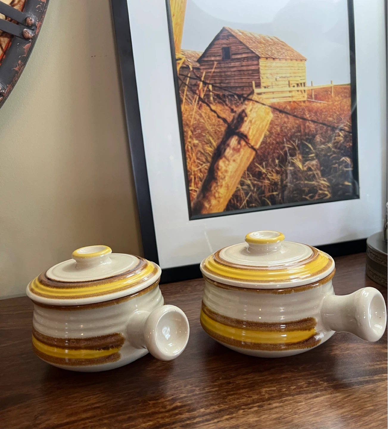 Vintage Stonecrest "Morning Sun" Soup Bowls