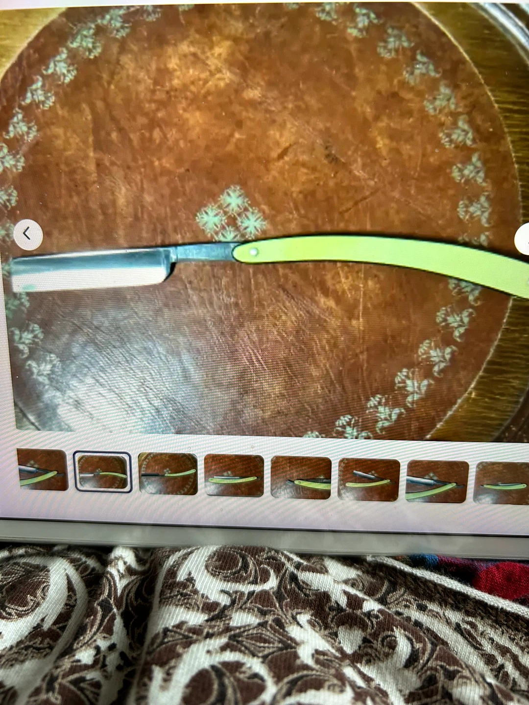 Vintage George W. Korn Straight Razor 🐞 - photo 2