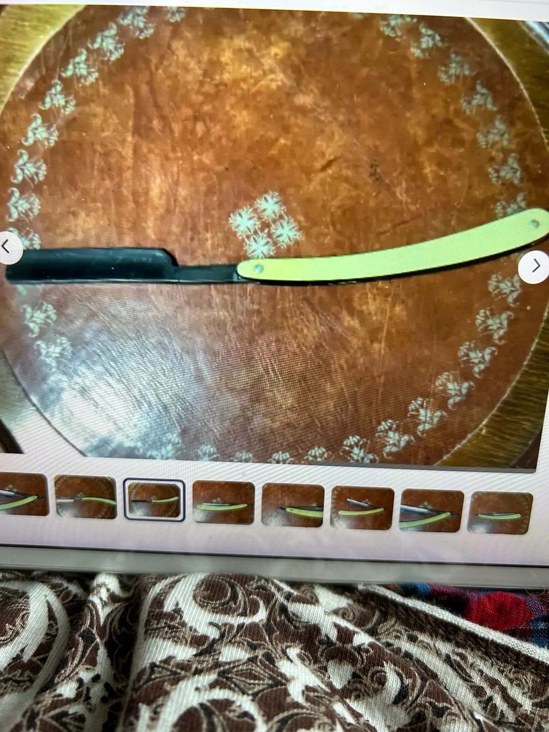 Vintage George W. Korn Straight Razor 🐞 - photo 3